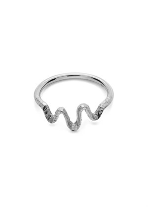 Sonar ring Silver Maanesten